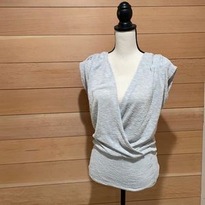 Vanity Plunging V-Neck knit sleeveless top Size M
